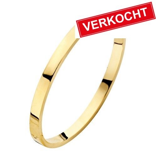 Private Label CvdK Private label CvdK geelgouden armband met zilveren kern