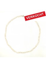 Private Label CvdK Private label CvdK parelcollier met 14 krt. witgoud