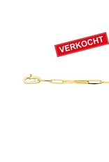 Private Label CvdK Private Label CvdK 14 kt. geelgouden closed forever armband 19 cm.