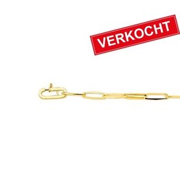 Private Label CvdK 14 kt. geelgouden closed forever armband