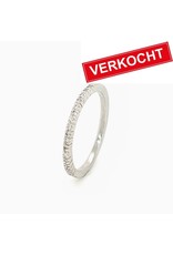 Private Label CvdK Private Label CvdK ring in 14 krt. witgoud met diamanten
