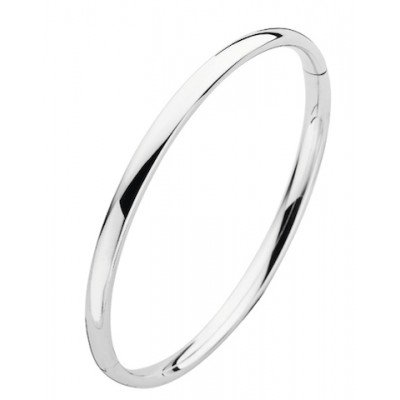 Fjory Fjory witgouden armband met zilveren kern