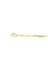 Private Label CvdK Private Label CvdK 14 kt. geelgouden closed forever armband 19 cm.