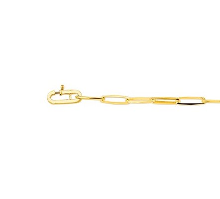 Private Label CvdK Private Label CvdK 14 kt. geelgouden closed forever armband 19 cm.