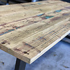 Stock: Tafel in Oude Rustieke Pitch Pine