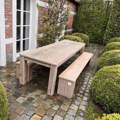 Tafel: 'STANFORD' in Gebruikt Steigerhout