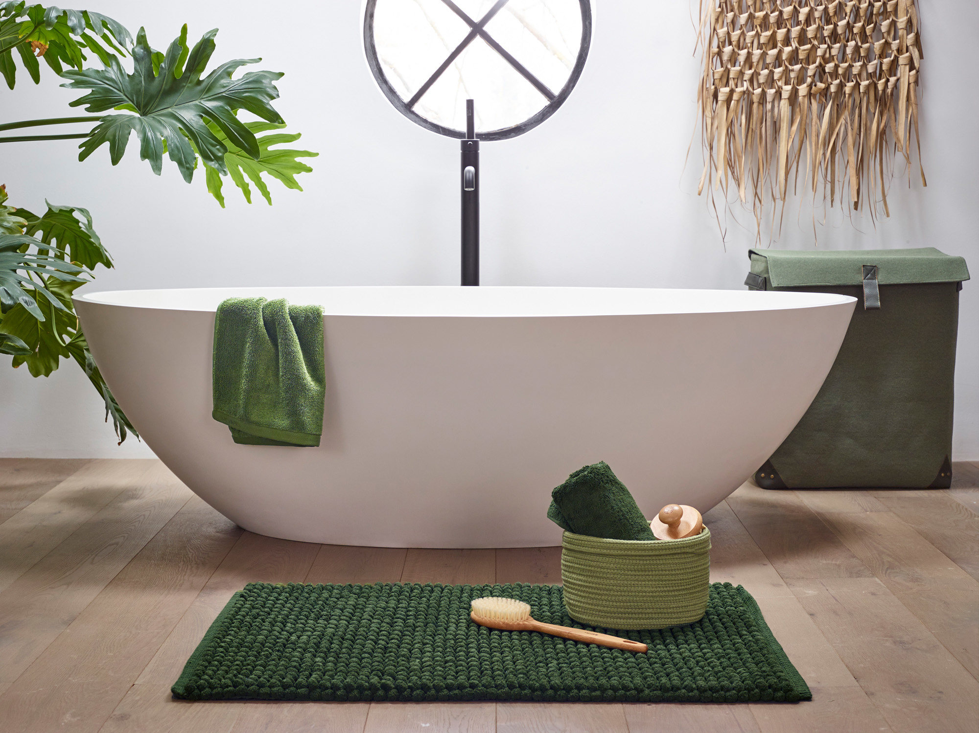 Storage basket RENA small - color Cedar green (RENSBS-702)