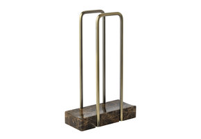 Guest towel holder HAMMAM Brown-01