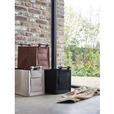 Storage basket LUZ color Maroon-461 (brown)