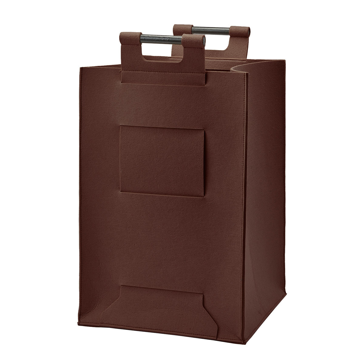 Laundry basket LUZ color Maroon-461 (brown)