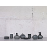 Beker / tandenborstelhouder UGO kleur Olive Black-994 (zwart)