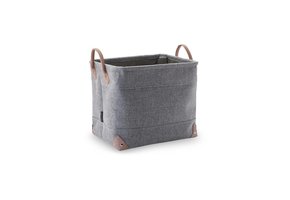 Storage basket LUBIN Silver Gray-95 (Medium)