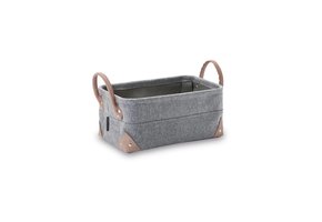 Storage basket LUBIN Silver Gray-95 (Small)