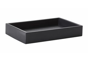 Tablett/Schale MOON schwarz-09