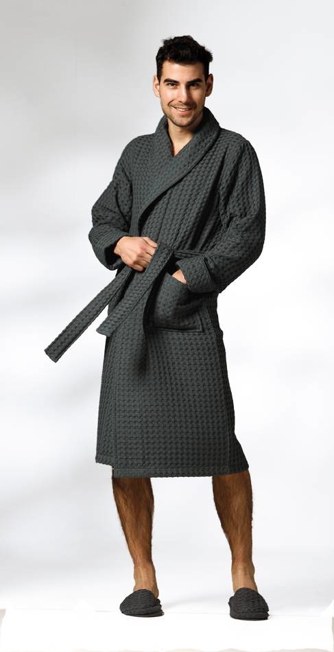Aquanova VIGGO bathrobe Dark Grey