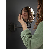 Kosmetikspiegel FORTE Farbe Schwarz - Wand (FORMIW-09)