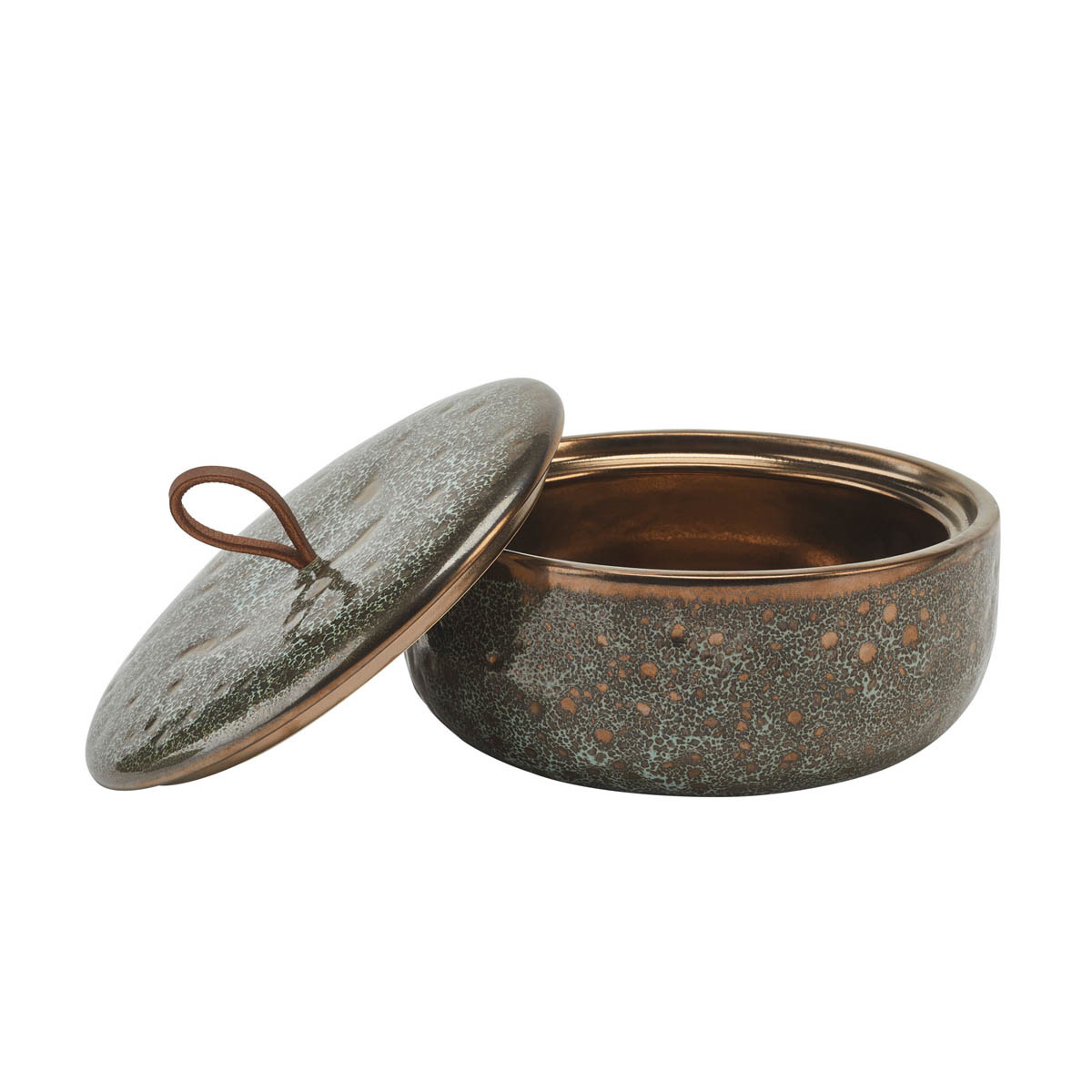 Kom / schaal met deksel UGO Vintage Bronze-854 (UGOSHM-854)