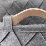 Wäschekorb AMY Farbe Silver Grey-95 (grau)