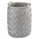 Laundry basket AMY color Silver Gray-95 (gray)