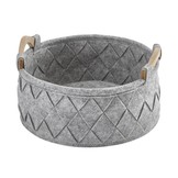 Storage basket AMY color Silver Gray-95 (gray) small