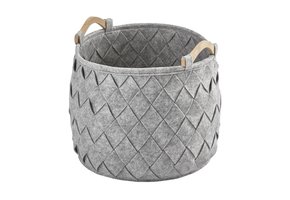 Opbergmand AMY Silver Grey-95 (Medium)