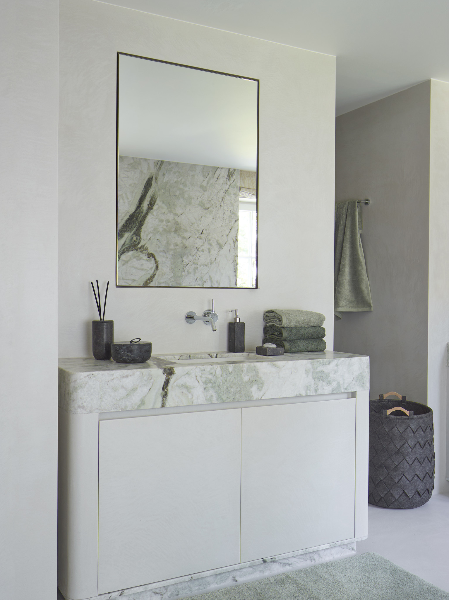 Gastendoekjeshouder HAMMAM Dark Grey (HAMGTH-98)