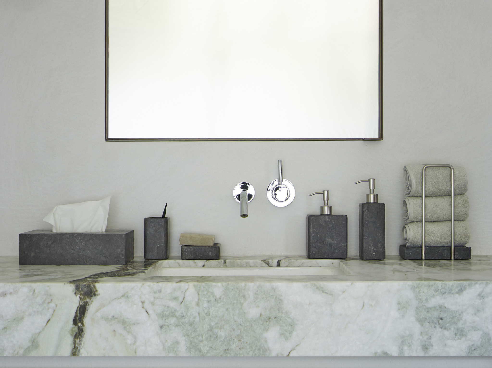 Guest towel holder HAMMAM Dark Gray (HAMGTH-98)