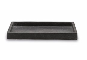 Tablett / Schale HAMMAM Dunkelgrau-98 (rechteckig)