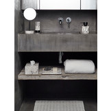 Toilet roll holder NERO color Alba (grey)