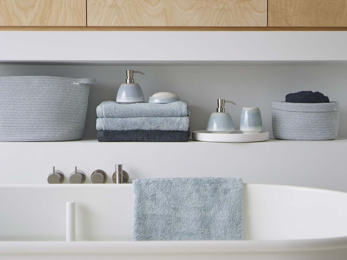 Aquanova LONDON bath textiles Steel-958