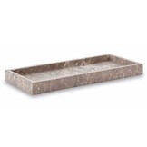 Rechthoekige tray CONOR kleur Greige, (grijs / beige)