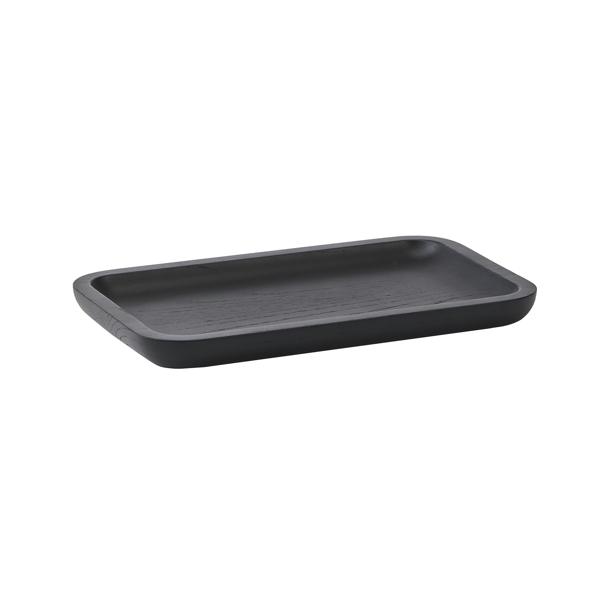 Aquanova COLE rectangular tray Black