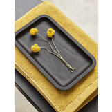Aquanova COLE rectangular tray Black