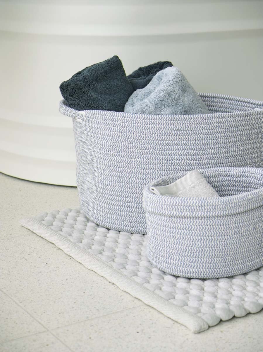 Storage basket RENA small - color Ice (light blue)