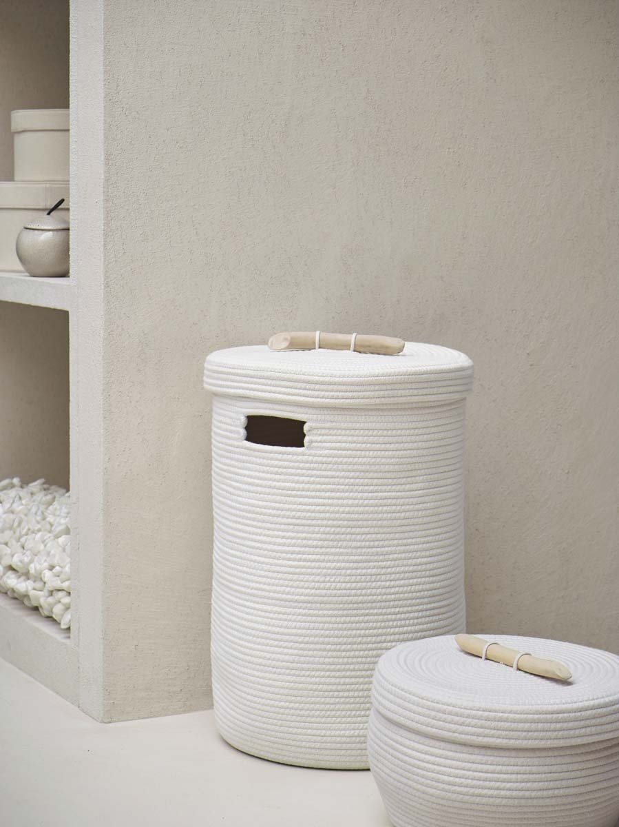 Aquanova OTIS laundry basket Truffle