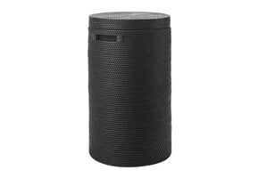 CINO wasmand met deksel Black