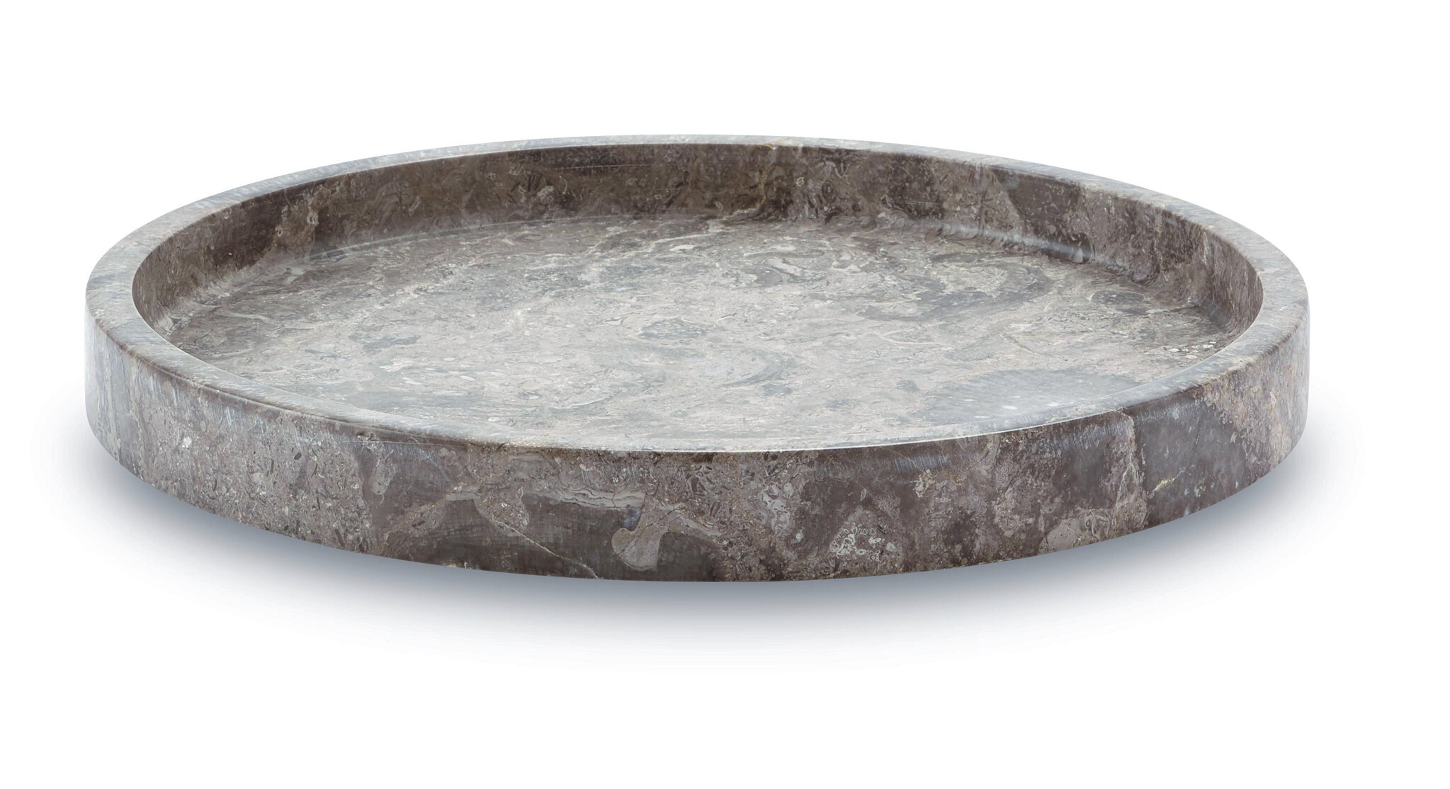 Round tray / bowl CONOR color Greige, (gray / beige)