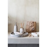 Round tray / bowl CONOR color Greige, (gray)