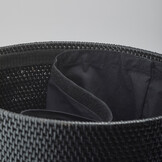 Wäschekorb CINO Farbe Schwarz (schwarz)