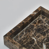 Tray / Schaal HAMMAM Brown (rechthoek) HAMTRA-01