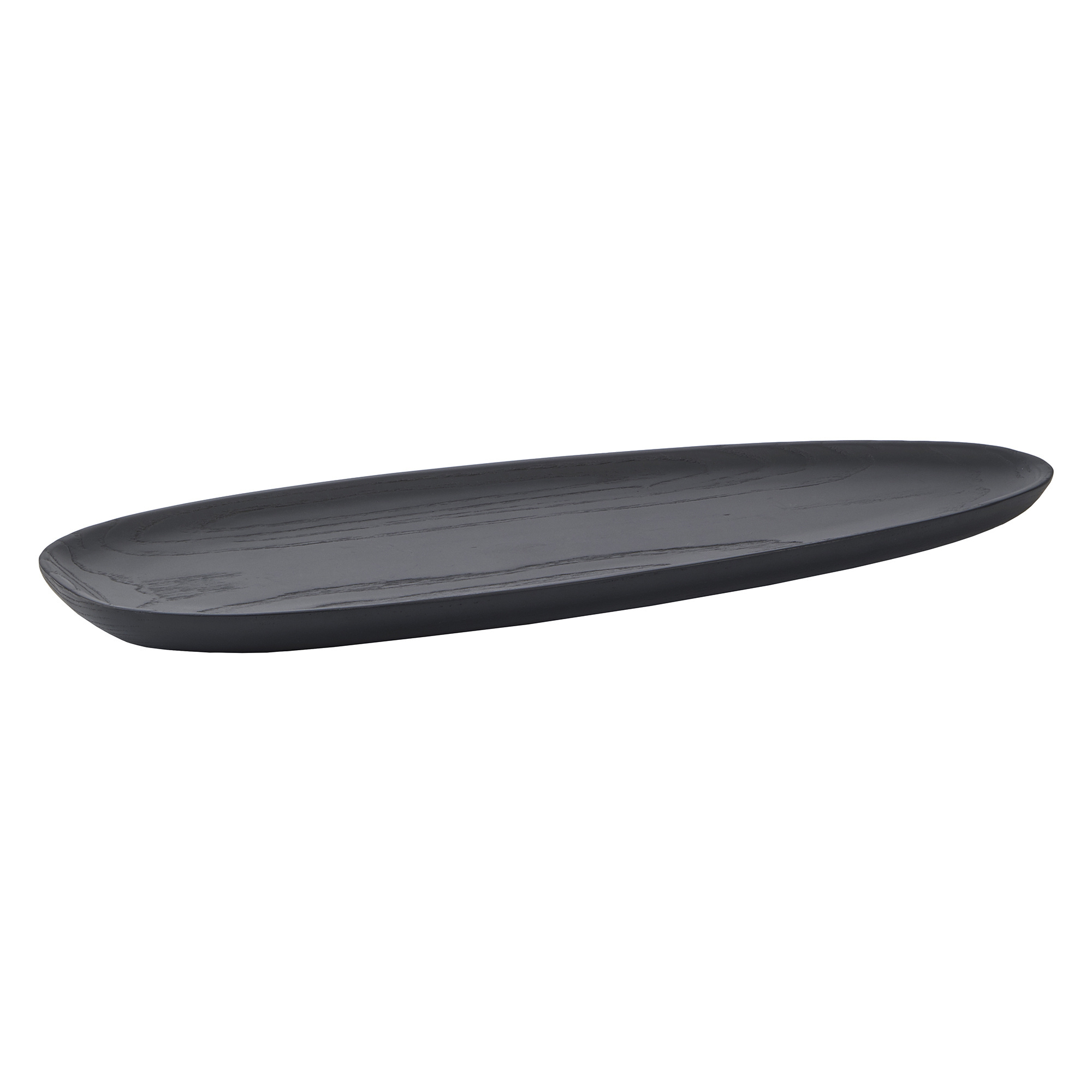 Aquanova COLE Tablett oval Schwarz 42 cm
