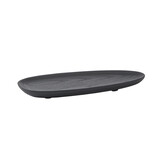 Aquanova COLE Tablett oval Schwarz 30 cm