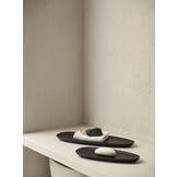 Aquanova COLE Tablett oval Schwarz 30 cm