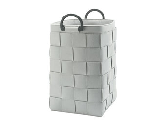 Laundry basket DIX Silver Gray-95