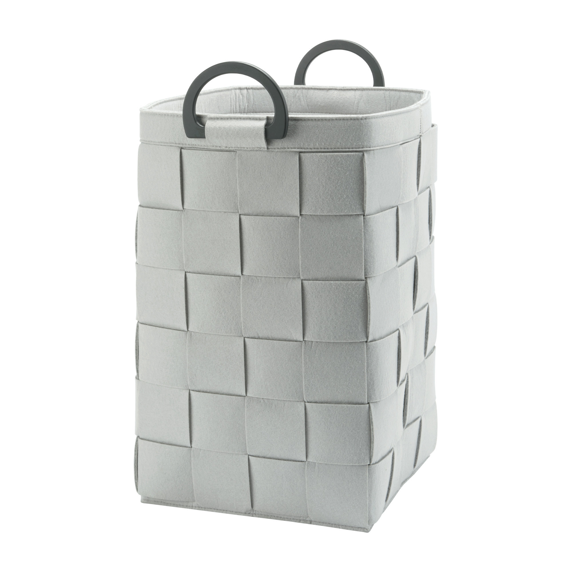 Laundry basket DIX color Silver Gray (DIXLAL-95)