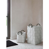 Laundry basket DIX color Silver Gray (DIXLAL-95)