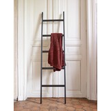 Eikenhouten handdoekladder MINK kleur zwart (MINTLL-09)