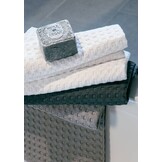 Bademantel Waffelmuster VIGGO Farbe White-43 (weiß), 100 % Baumwolle