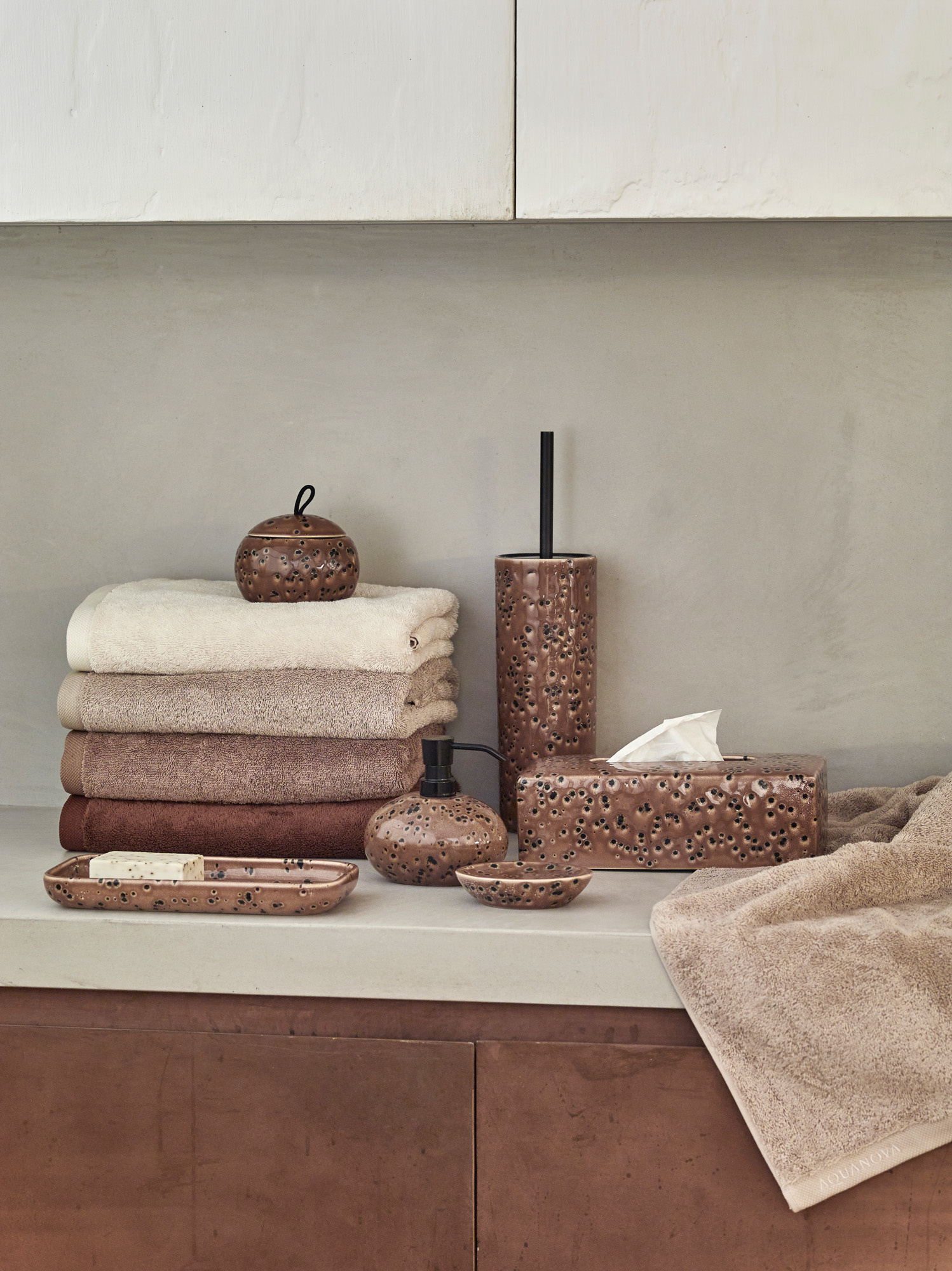 Aquanova LONDON Badematte Nougat-136