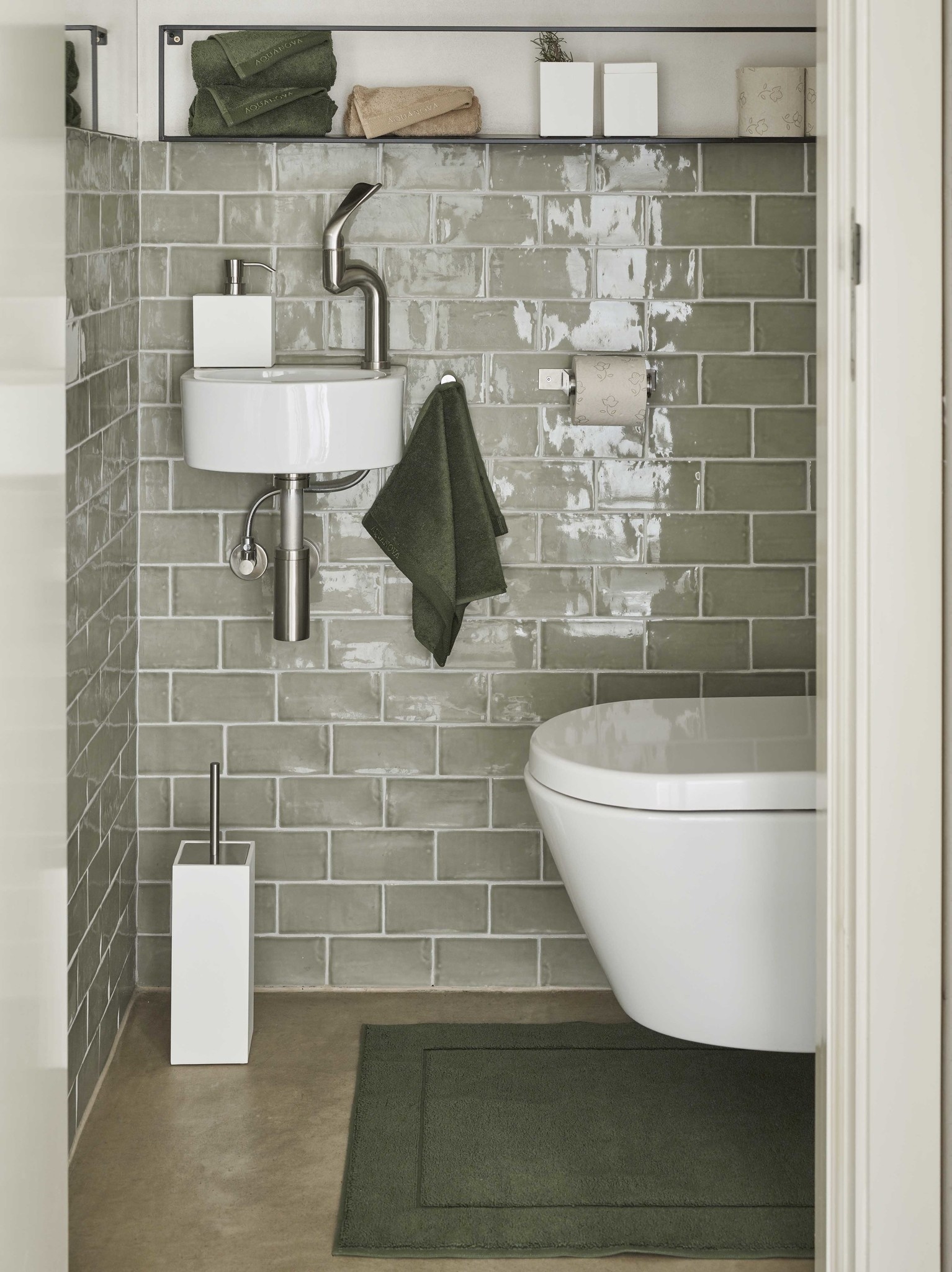 Aquanova LONDON Badematte Moos-125